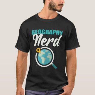T-shirt Géographe Nerd Archéologue