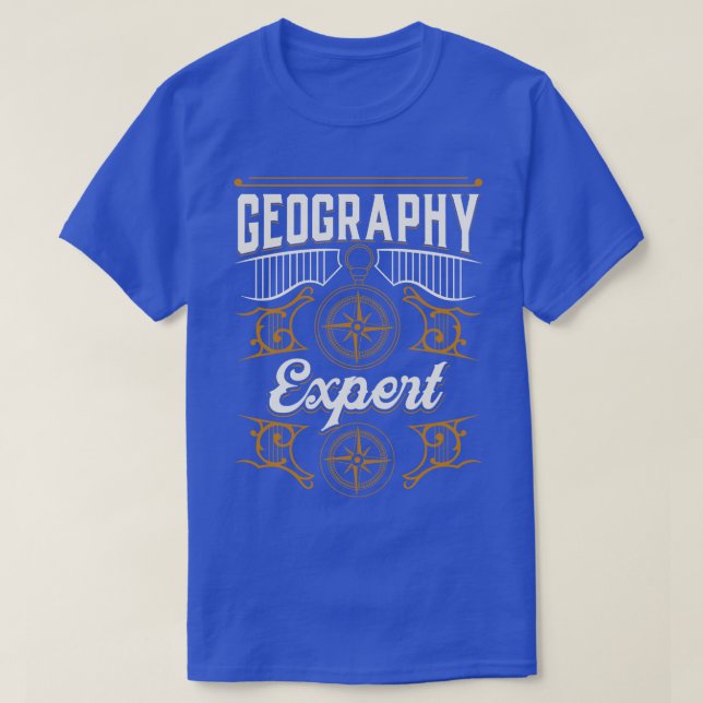 T-shirt Géographie Expert Géographe Étudiant Géo (Design devant)
