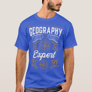 T-shirt Géographie Expert Géographe Étudiant Géo