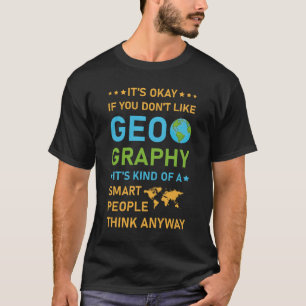T-shirt Géographie Géographe Cartographie