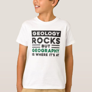 T-shirt Géographie Professeur Funny World Continents Idée 