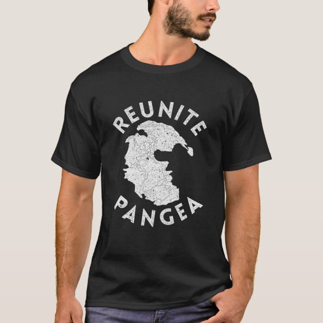 T-shirt Géographie Réunir Pangea Géologue Géologie Cadeau  (Devant)