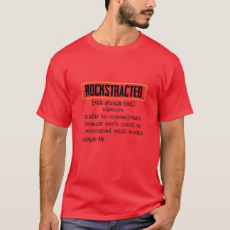 T-shirt Géologie abstraite de la roche chercheur de roches