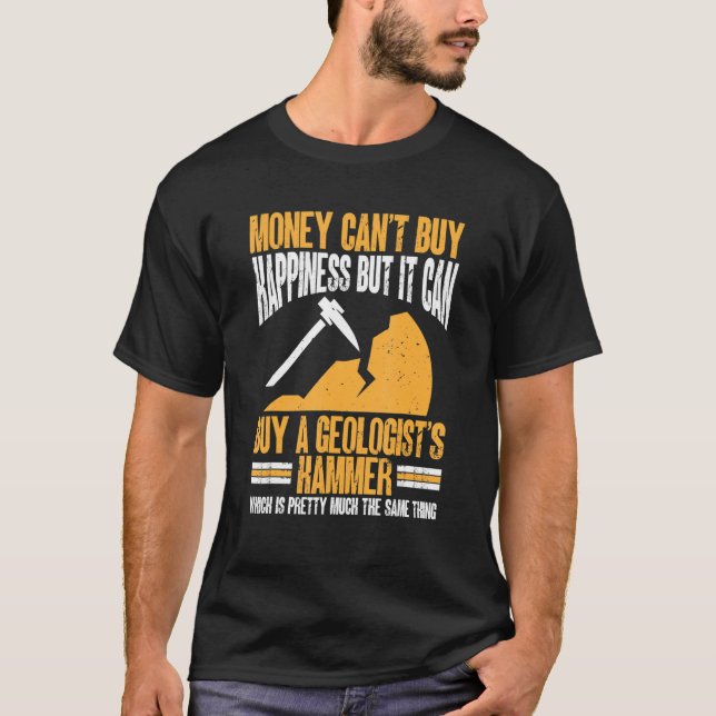 T-shirt Géologie du marteau de Rockhound Rock (Devant)