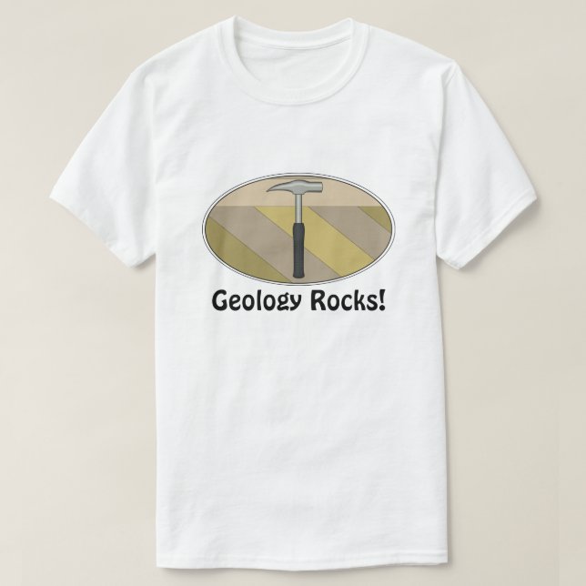 T-shirt géologie rocks! (Design devant)