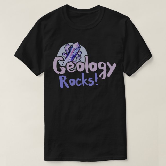 T-shirt géologie rocks (Design devant)