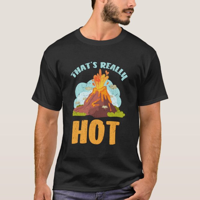 T-shirt Géologie volcanique (Devant)