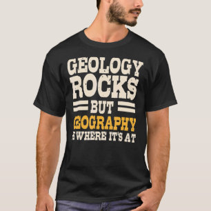 T-shirt Géologue géographique géographique