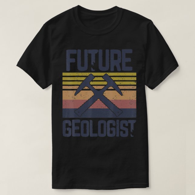 t-shirt géologue géologie futur géologue sh (Design devant)