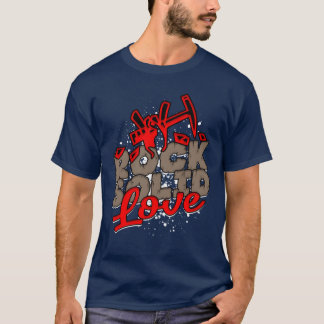 T-shirt Geology Geologist Rock Solid Love boy