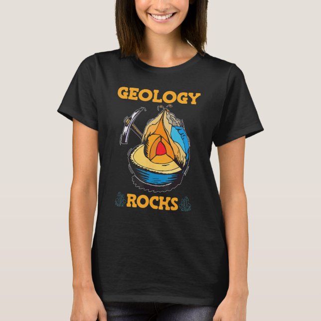 T-shirt Geology Rocks (Devant)