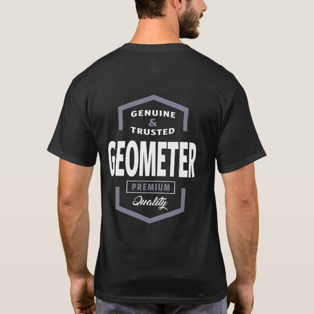 T-shirt Géomètre | Idées cadeaux (Dos)