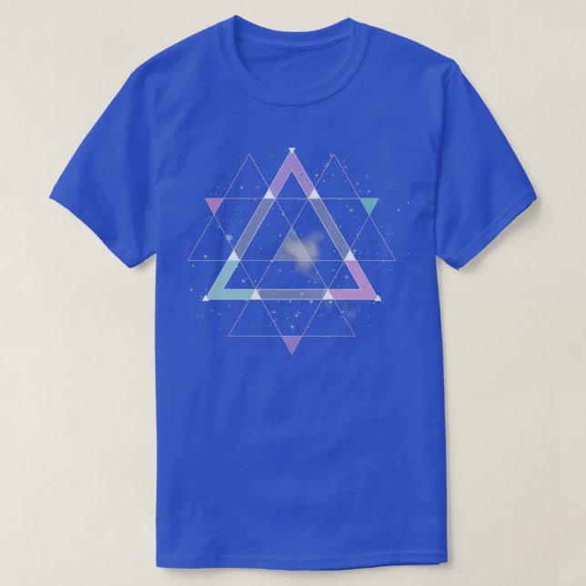 T-shirt géométrie d'art Abstraite (Design devant)