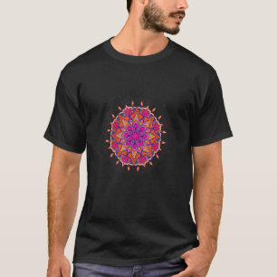 T-shirt Géométrie sacrée Mandala Yoga Prana Mantra Inspira