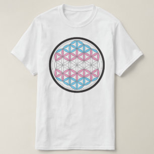 T-shirt géométrie sacrée trans