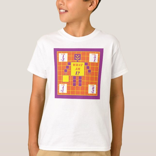 T-shirt Géométrie-TS3e Carré-âge 4 (Devant)