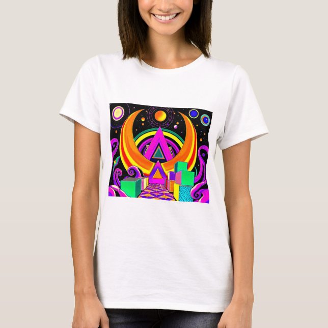T-shirt Geometrika Psychedelika 3 (Devant)