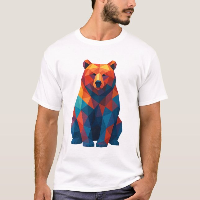 T-shirt géométrique (Devant)