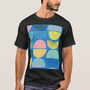 T-shirt Géométrique nordique : Arrière - plan Abstrait mod