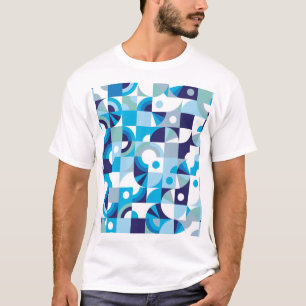 T-shirt Géométrique Vibrante : Moderne sans couture