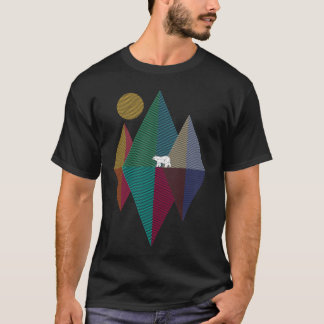 T-shirt Geometry mountain bear