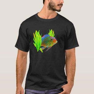 T-shirt Geophagus Eartheater Cichlid Aquarium Gardiens Poi