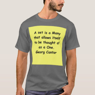 T-shirt Georg Cantor 7