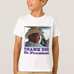 T-shirt George Bush/Merci !