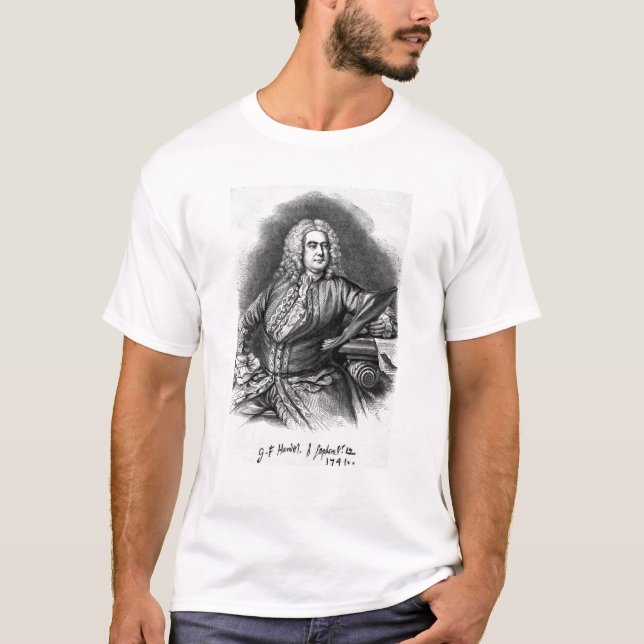 T-shirt George Frederick Handel, 1749 (Devant)