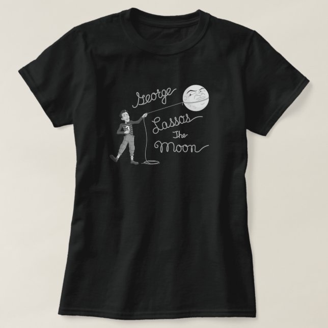T-shirt George Lassos la lune (Design devant)