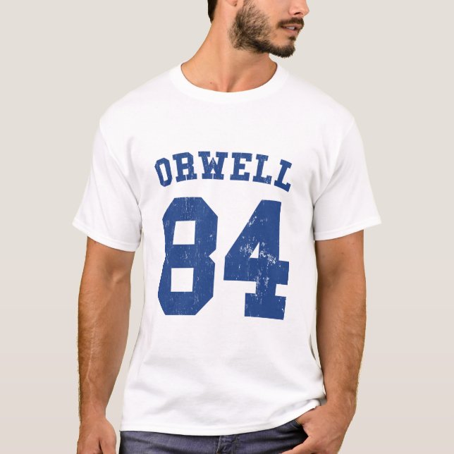 T-shirt George Orwell 84 1984 jersey (Devant)