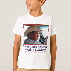 T-shirt George W. Bush dans le Casquette Cowboy