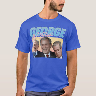 T-shirt George W Bush esthétique de style années 90 vintag