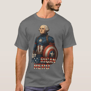 T-shirt George Washington 1er héros américain