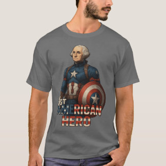T-shirt George Washington 1er héros américain