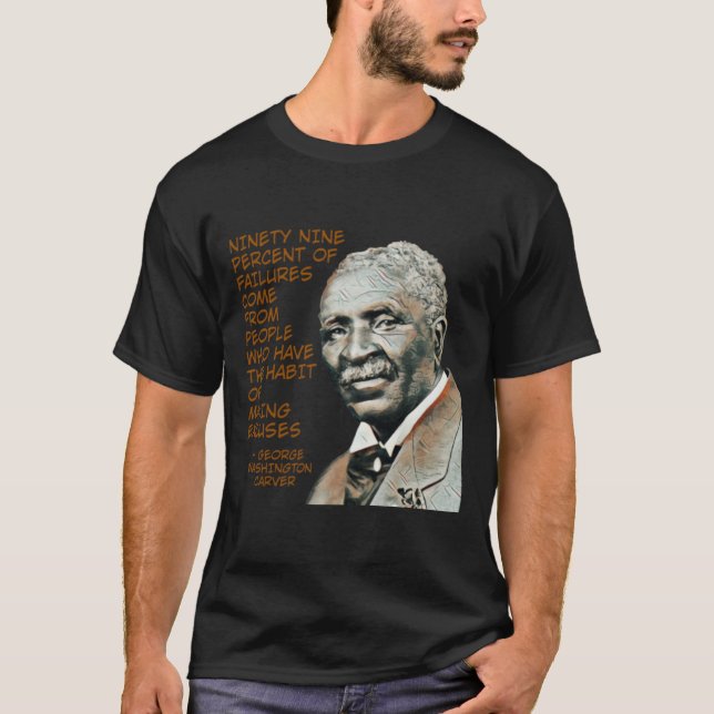 T-shirt George Washington Carver - Quatre-Vingt-Dix-Neuf P (Devant)