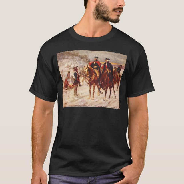 T-shirt George Washington et Lafayette à la forge de (Devant)