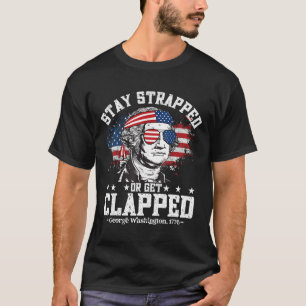 T-shirt George Washington Reste bloquée ou se fait applaud