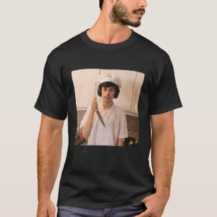 T-shirt GeorgeNotFound tenant un couteau717