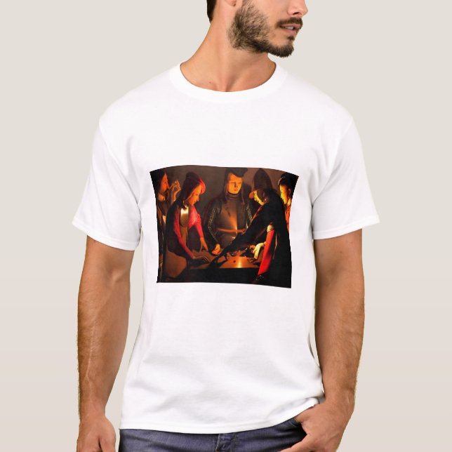 T-shirt Georges de la Tour - Les Joueurs de Dices (Devant)