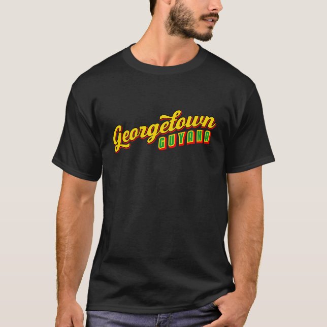 T-shirt Georgetown Guyana (Devant)