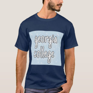 T-shirt GEORGIA COLLEGE ET ÉTAT GCSU STICKER Surdimensionn