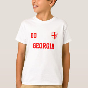 T-shirt Georgia Custom Nom Et Numéro Football Jersey