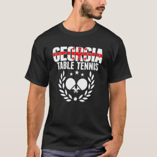 T-shirt Georgia Table Tennis Georgian Ping Pong Support