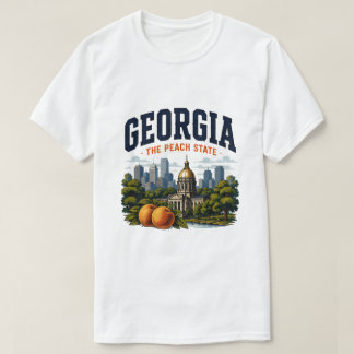 T-shirt Georgia  USA The Peach State 