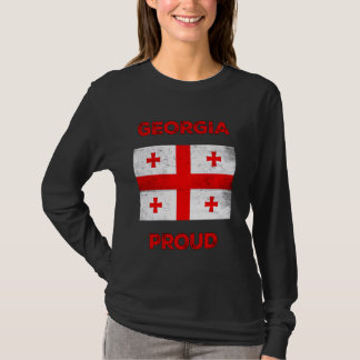 T-shirt Géorgie Fière, Drapeau de Géorgie, Pays de Géorgie