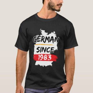 T-shirt Ger Since 1983 Gery Map Ger
