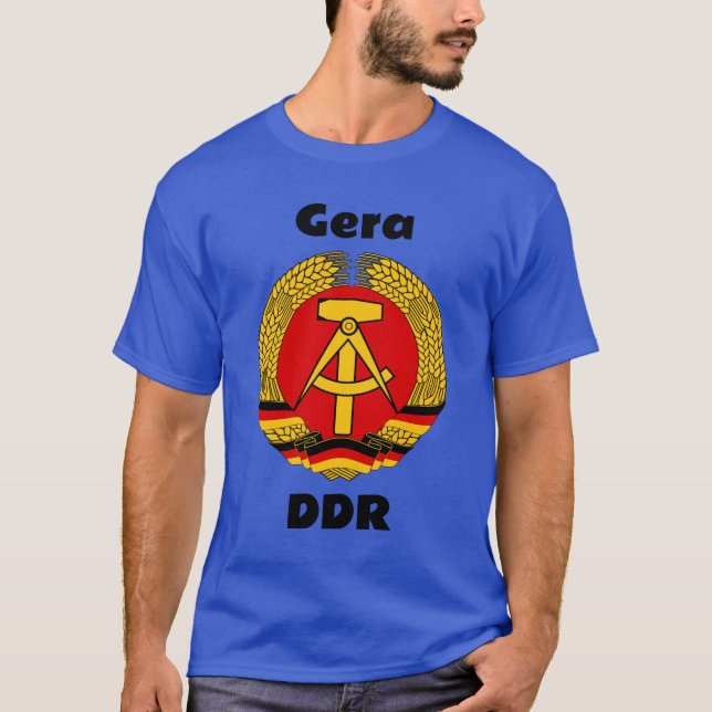 T-shirt Gera, Allemagne de l'Est (DDR, RDA) (Devant)