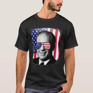 T-shirt Gerald Ford 4 juillet Drapeau
