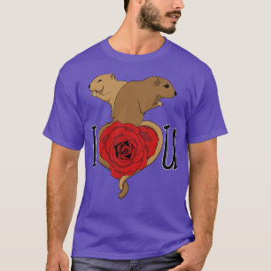 T-shirt Gerbil love Lumière